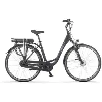 Puch E-Folk N7 - Elektrische Fiets - 28 inch - Actieradius tot 120 km - 7 versnellingen - 468Wh accu - Lage instap - Zwart