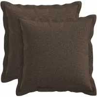vidaXL Kussen met kussen HOUTEN 2 st Taupe Faux Linnen