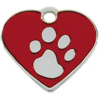Imarc Heart 4x3 Cm Naamplaatje Voor Huisdieren