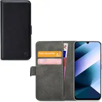Mobilize Telefoonhoesje geschikt voor POCO C85 Hoesje | Classic Gelly Wallet Bookcase Portemonnee | Pasjeshouder voor 2 Pasjes | Telefoonhoesje voor Pinpas / OV Kaart / Rijbewijs - Zwart