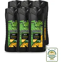 Axe 6 x - Douchegel - Wild - 400 ml - Wasstrips - Douchegel - Frisheid - Mojito - Cederhout -