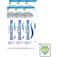 Sensodyne 6 x – Tandpasta – Gentle Whitening – 75 ml - Grootverpakking - Vaatwasstrips - Gevoelige Tanden - Tandpasta - Witte Tanden - Fluoride - Tandgevoeligheid