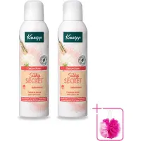 Kneipp 2 x - Douche schuim - Silky Secret - Zijdeboombloesem - 200 ml - Bulkverpakking - Douche foam - Douchemop - Zijde