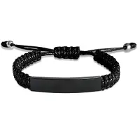 Yehwang Heren Armband met Naam Zwart