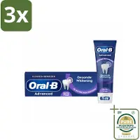 Oral-B 3 x - Professional – Tandpasta – Gezonde Whitening – Arctic Fresh – 75 ml - Grootverpakking - Kabel - Kabels - Kabelsysteem
