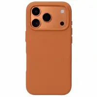 Accezz Liquid Silicone Backcover met MagSafe voor de Apple iPhone 18 Pro / 17 Pro - Oranje