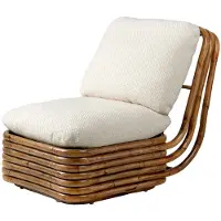Gubi Bohemian 72 Loungestoel - Fauteuils Textiel Dedar Lupo Bouclé 007 - 10105750