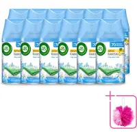 Air Wick 12 x - Luchtverfrisser Navulling - Fris Linnen & Lila - Automatische Spray - 250 ml - Bulkverpakking - Luchtverfrisser - Douchemop - Geurverspreider