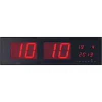 Perel Wandklok Met Led-Display