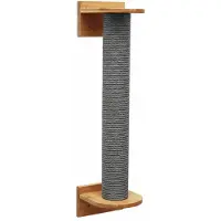 Eyepower 66 cm krabpaal voor katten, geschikt voor wandmontage - krabpaal met sisalstengel
