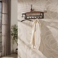 Hoyz Collection - Kapstok Veya - Bruin - 30x100x20 cm