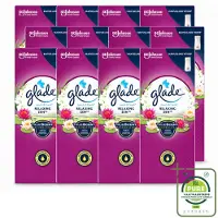 Glade 12 x – Touch & Fresh Navulling – Relaxing Zen – 10 ml - Grootverpakking - Vaatwasstrips - Geurboost - Luchtverfrisser - Ontspannende Geur - Frisse Geur - Sandelhout