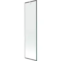 Mexen Next 1-delige badwand 50 x 150 , zwart frame, wit - 895-050-000-00-70-20