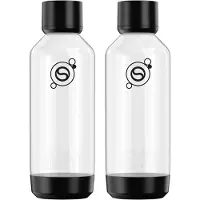 SodaStream Accessoire machine à soda Pack de 2 Bouteilles 1L Lave-Vaisselle Refresh