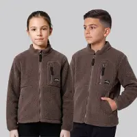 True North Kinderen pile jas - Mocca