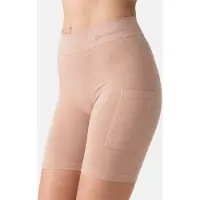 Bamboo Basics Comfortabel & Zijdezacht Bikershort Ashley met zakje - Roze - XXL