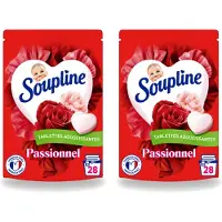 Soupline 2 x – Wasverzachtertabletten – Harten Straling van Passiebloemboeket - 28 tabletten - Voordeelverpakking - 2 stuks