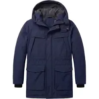 Local Fanatic Lange Jas - Parka Heren - Heren Winterjassen Volwassen - GS1891 - Blauw