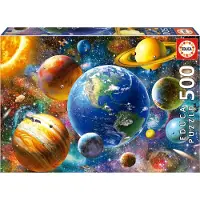 Educa puzzel Solar System 500 stukjes educatief speelgoed.