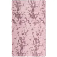 vidaXL Hoogpolig vloerkleed NAVARRA 60x100 cm polyester stoffig roze