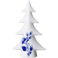 Heinen Delfts Blauw Kerstboom klein - Keramiek - 15,5 cm