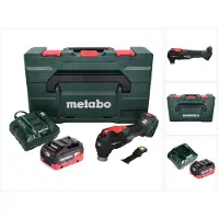 Metabo MT 18 LTX BL QSL accu multigereedschap 18 V Brushless Starlock Plus + 1x accu 8.0 Ah + lader + metaBOX