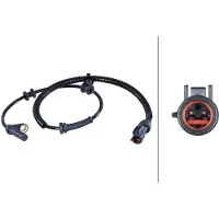 Hella 6PU 358 422-841 Wielsnelheidssensor (ABS)