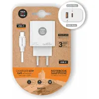 Tech One Tech GaN PD Wandlader TEC2273 / 1x USB Type-C / 1x USB / 65W