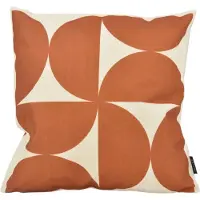 NOVÉE Sierkussen retro curve #3 | 45x45 cm | katoen/linnen