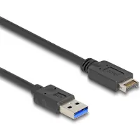 DeLOCK USB 10 Gbps Cable USB Type-E Key A 20 pin male to USB Type-A male 30 cm