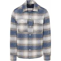Vanguard Overhemd 'Overshirt with check pattern' smoky blue