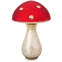 Pip studio Ornament Mushroom Glass Silver-Red 30 cm