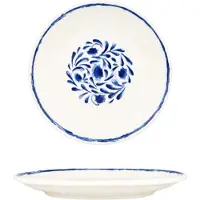 Bonna Dessertbord lavis blue porselein 19 cm set van 6