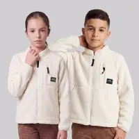 True North Kinderen pile jas - Coconut