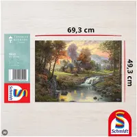 Schmidt Puzzel, merk TK Holzhaus, type a.Bach, 1.000 stukjes.