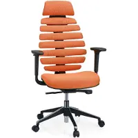 Hjh OFFICE ERGO LINE II PRO | Stof - Professionele bureaustoel Oranje