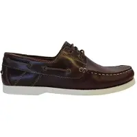Nicholas Deakins Heren Monteiro Leren Bootschoenen (Bordeauxrood)