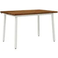 vidaXL Vierkante Eettafel 120 x 80 x 75 cm Massief Acacia Hout