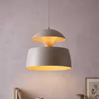 Osram Hanglamp Decor Hazel, dimbaar, crème / amber, Woon-/ Eetkamer, metaal, Modern, hanglamp