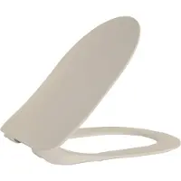 Creavit Wc-Zitting - duroplast - softclose - quick release - Inox Scharnieren - Koel Grijs KC0903.01.1800E
