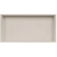ZEZA Arte Nis Opbouw - 30x60x10cm - solid surface - mat beige SW1472210