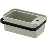 Qeramiq Élan Fontein - 45x27cm - 1 kraangat - keramiek - handdoekbeugel - mat groen SW1467759/SW1467760