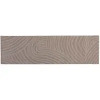 vidaXL Keuken Tapijt Bruin Scandinavisch 300 x 60 cm 100% Polyamide