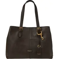 Marc O'Polo Leren shopper schoudertas Phillis Shopper Black zwart