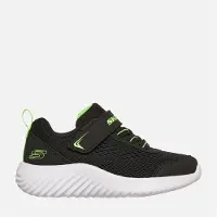 SKECHERS Peuter Jongens bounder quantarun sneakers - Zwart
