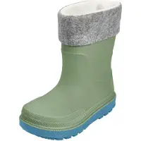 Playshoes Regenlaarzen blauw / lichtgrijs / olijfgroen