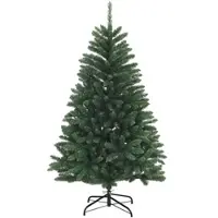 vidaXL - Kunstmatige - Hinged - Kerstboom - 180 - cm - PVC - Medium - Groen