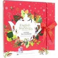 English Tea Shop - Adventskalender thee "Book Style Red Advent" - Biologische thee - 25 theezakjes - 13 verschillende smaken