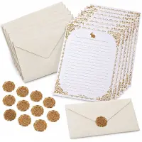 VHV - Enveloppen - 10 stuks - A5 formaat - Sluitstickers - Knutsel bedankkaartjes - voor uitnodigingen