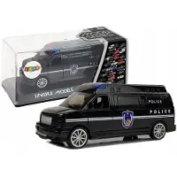 Lean Toys Politiewagen met Pull-Back, Licht & Geluid - Perfect Cadeau!